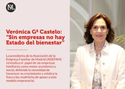 Verónica García Castelo, presidenta de ADEFAM para El Diario de Madrid