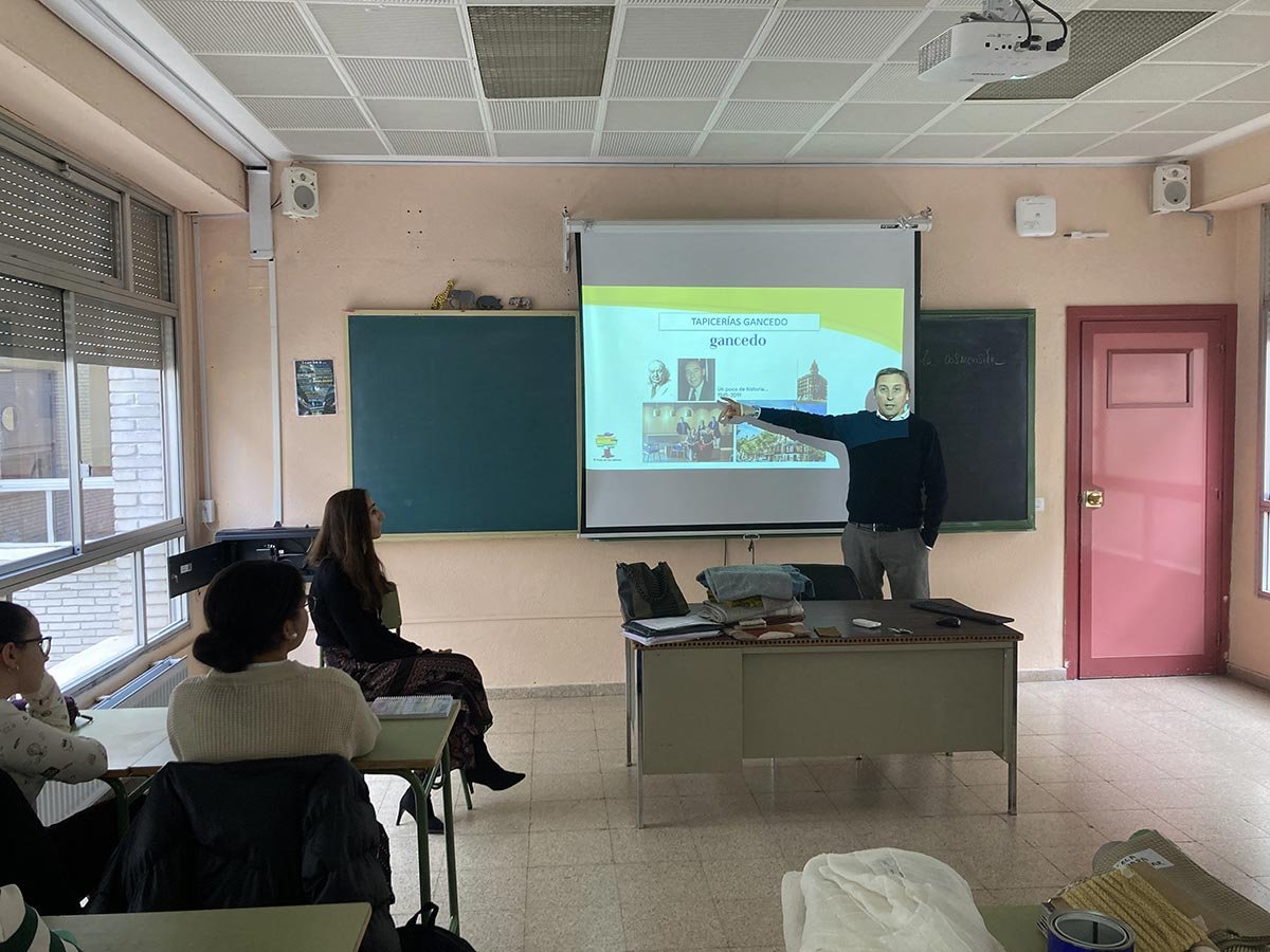 Gancedo participa en el Programa Empresa Familiar en las Aulas con el IES Cardenal Herrera Oria