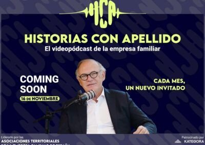 “Historias con Apellido”: el nuevo videopodcast de la Empresa Familiar presentado por Pedro Piqueras
